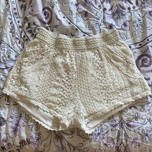 Lacy/crochet Shorts